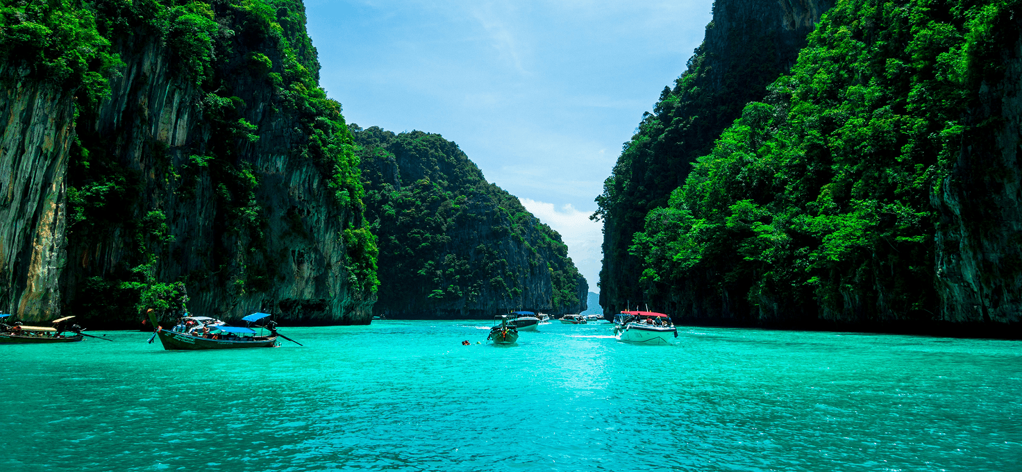Pileh cove is located close to Phuket, Thailand is is such a serene area.